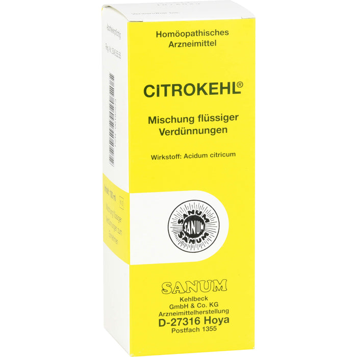 SANUM-KEHLBECK Citrokehl Mischung, 100 ml Solution