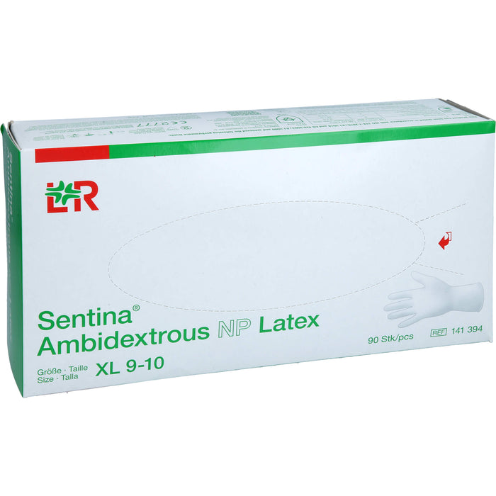 Sentina Ambidextrous XL ungepudert Handschuhe, 90 pc Gants