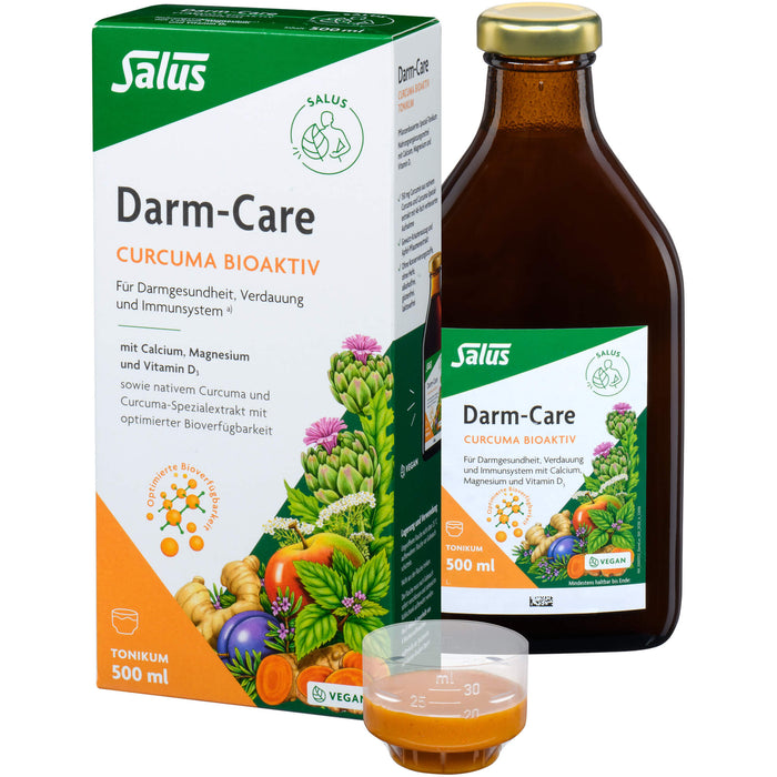 Salus Darm-Care Curcuma Bioaktiv Tonikum für Darmgesundheit, Verdauung und Immunsystem, 500 ml Solution