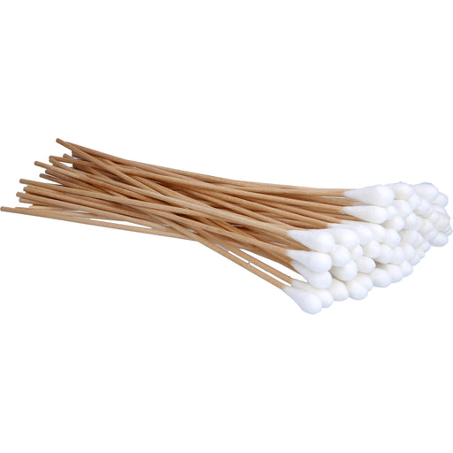 Wattestäbchen Holz 25cm großer Kopf, 50 St