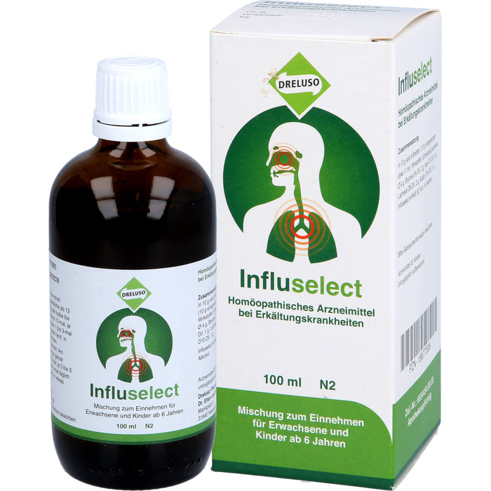 Influselect Mischung bei Erkältungskrankheiten, 100 ml Solution