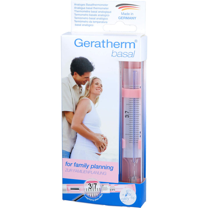 Geratherm Basal analoges Basalthermometer zur Familienplanung, 1 St. Fieberthermometer