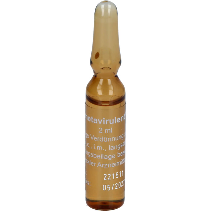 metavirulent flüssige Verdünnung bei Erkältungskrankheiten, 5 pcs. Ampoules