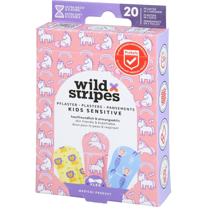Wild Stripes Kids Sensitive Fantasy Pflaster, 20 pcs. Patch