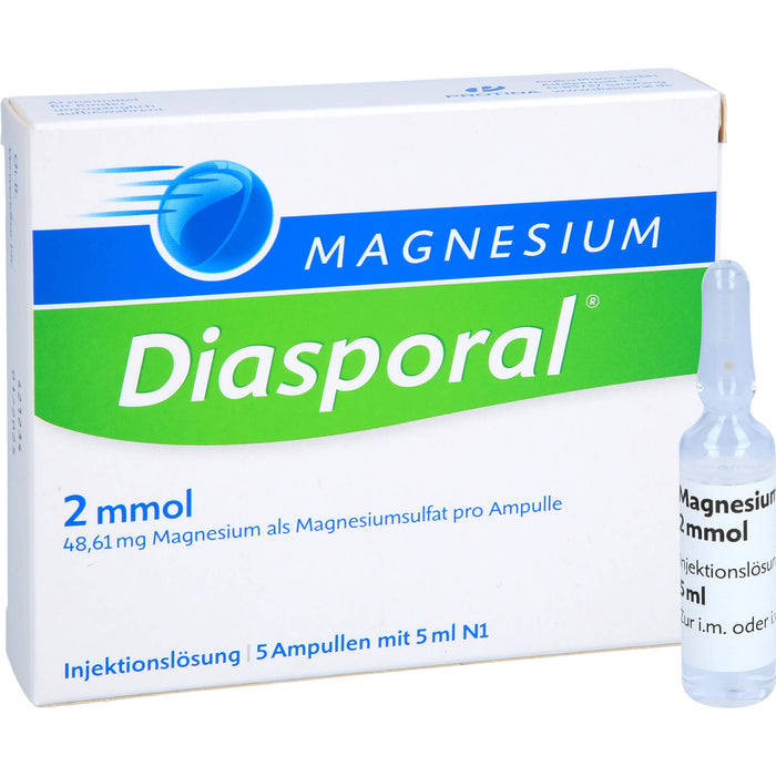 Magnesium-Diasporal 2mmol Injektionslösung, 5 pc Ampoules