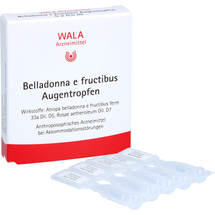 Belladonna e fructibus Wala Augentropfen, 5X0.5 ml ATR