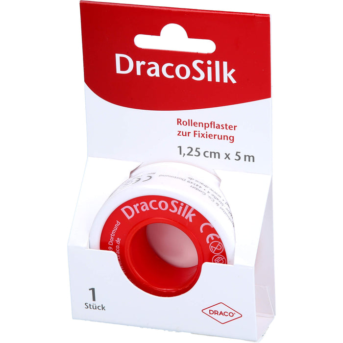 Dracosilk-Rollenpflaster 5 m x 1,25 cm, 1 St. Pflaster