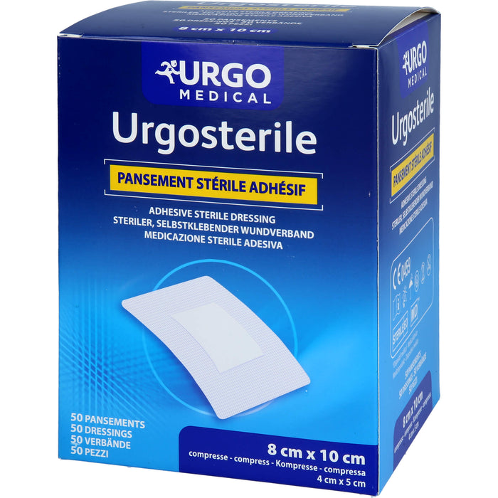 Urgosterile steriler, selbstklebender Wundverband 10 cm x 8 cm, 50 pcs. Patch