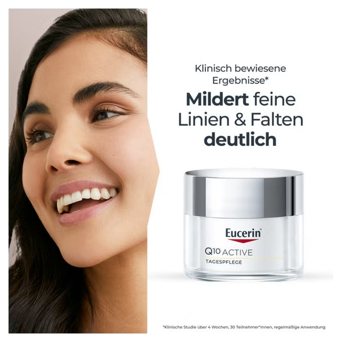 Eucerin Q10 Active für den Tag Anti-Faltenpflege für empfindliche Haut, 50 ml Creme