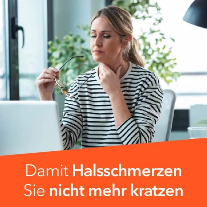 Flurbiprofen-ratiopharm Lutschtabletten mit Honig- und Zitronengeschmack bei Halsschmerzen, 24 St. Tabletten