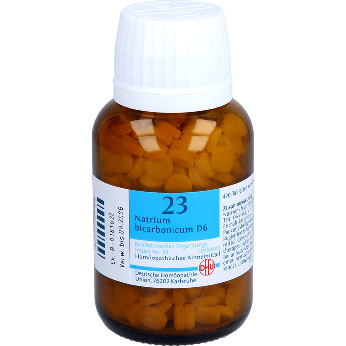 DHU Schüßler-Salz Nr. 23 Natrium bicarbonicum D6 Tabletten, 420 St. Tabletten