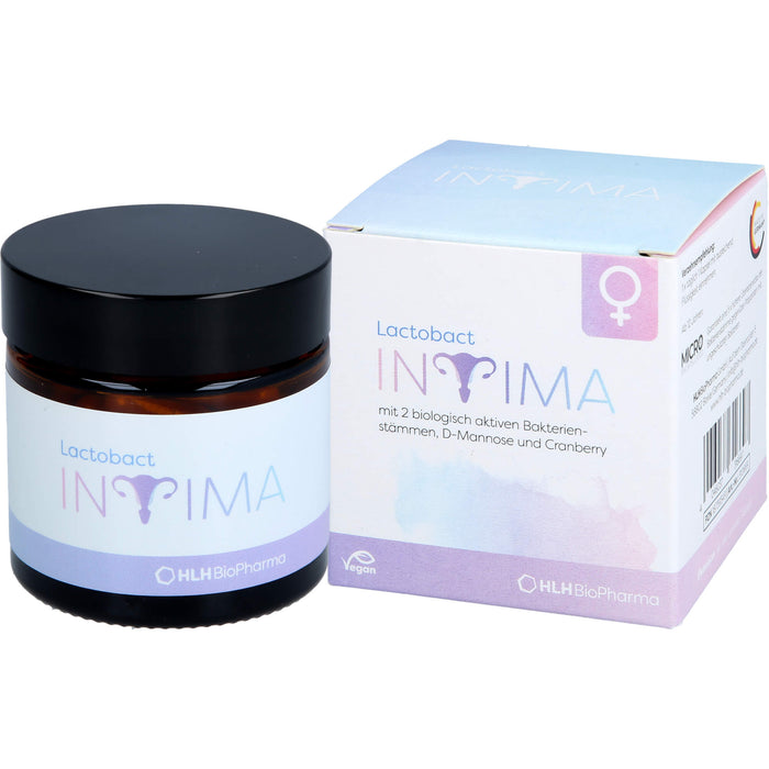 Lactobact INTIMA Kapseln bei Blasenentzündungen und Harnwegsinfekten sowie zur Stärkung der Intimflora, 30 pcs. Capsules