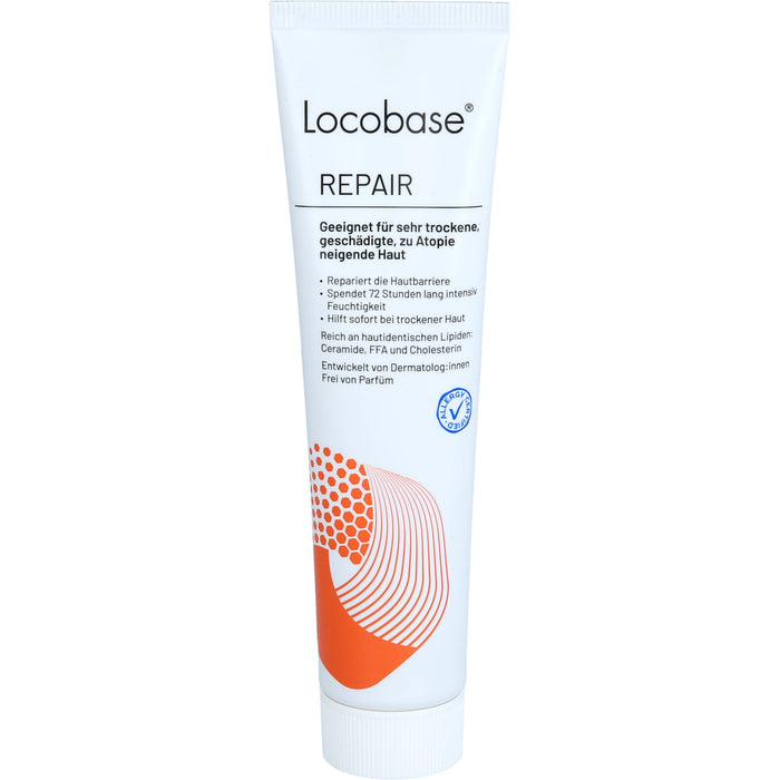 Locobase Repair Creme für sehr trockene, geschädigte, zu Atopie neigende Haut, 50 g Creme