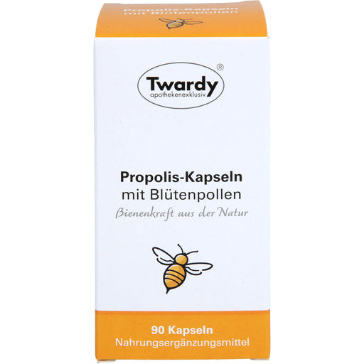 Twardy Propolis Kapseln mit Blütenpollen, 90 St. Kapseln