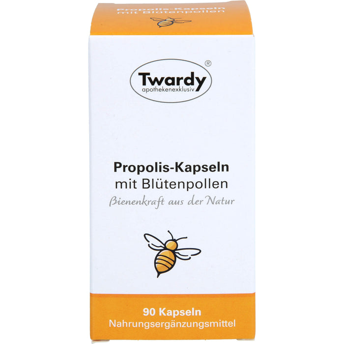 Twardy Propolis Kapseln mit Blütenpollen, 90 St. Kapseln