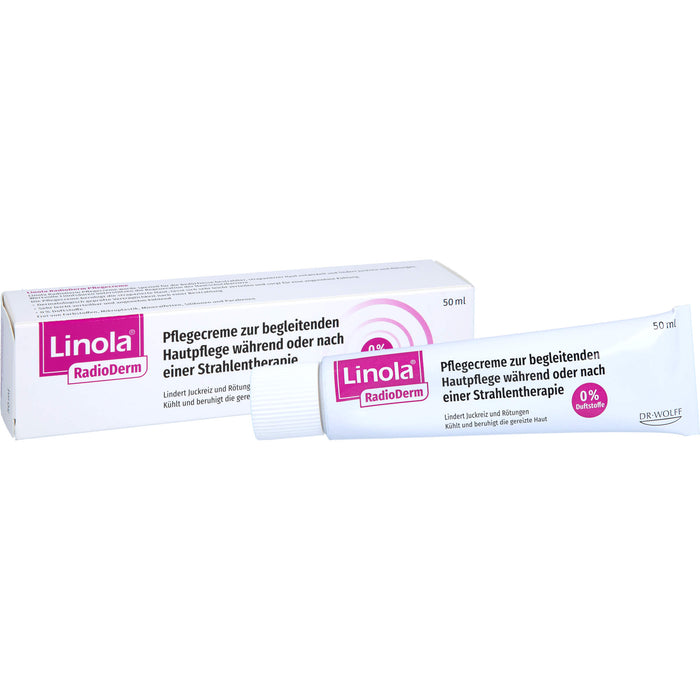 Linola RadioDerm Pflegecreme zur begleitenden Hautpflege während oder nach einer Strahlentherapie, 50 ml Crème