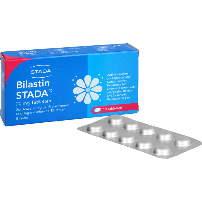 STADA Bilastin 20 mg Tabletten, 10 pc Tablettes