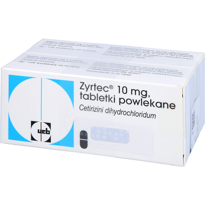 Zyrtec 10 mg ACA Filmtabletten bei Allergien, 100 pcs. Tablets