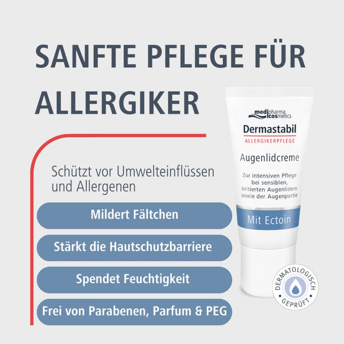 Dermastabil Augenlidcreme, 15 ml Crème
