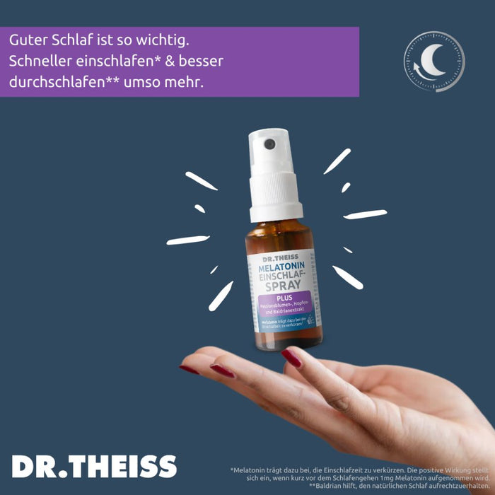 Dr.Theiss Melatonin Einschlaf-Spray Plus, 20 ml Spray