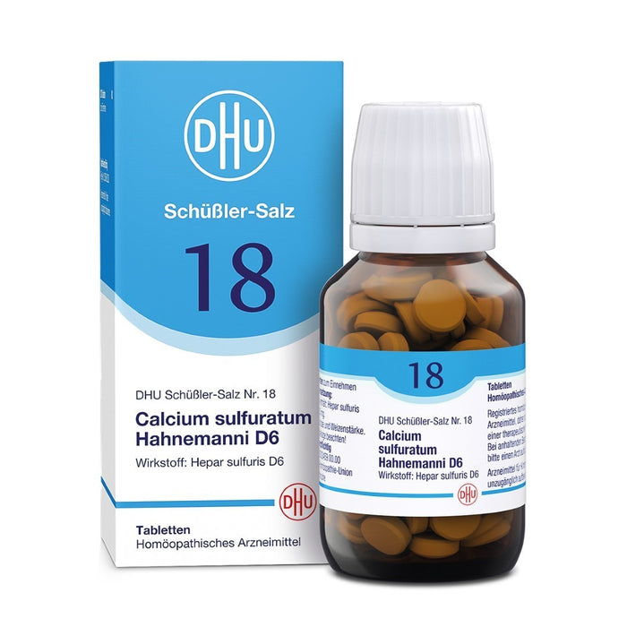 DHU Schüßler-Salz Nr. 18 Calcium sulfuratum Hahnemanni D6, 200 St. Tabletten