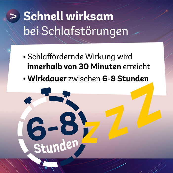 Doxylamin Dexcel 25 mg zur Kurzzeitbehandlung von Schlafstörungen bei Erwachsenen, 20 pcs. Tablets