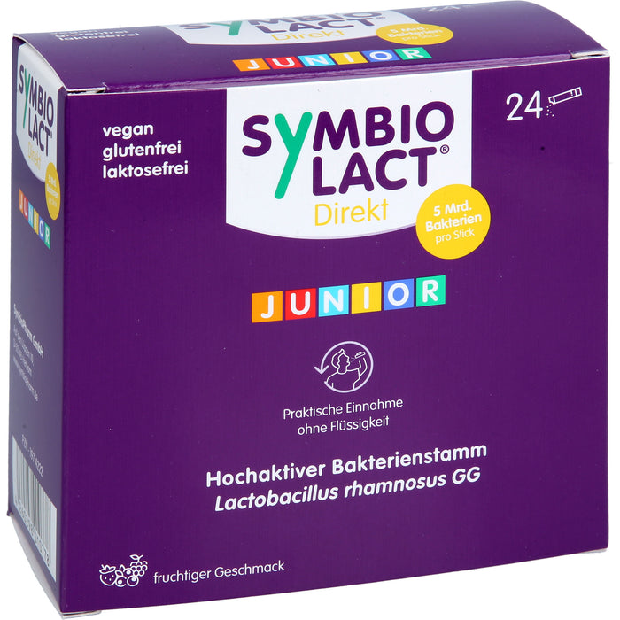 SymbioLact Direkt Junior Sticks mit fruchtigem Geschmack, 24 pcs. Sticks