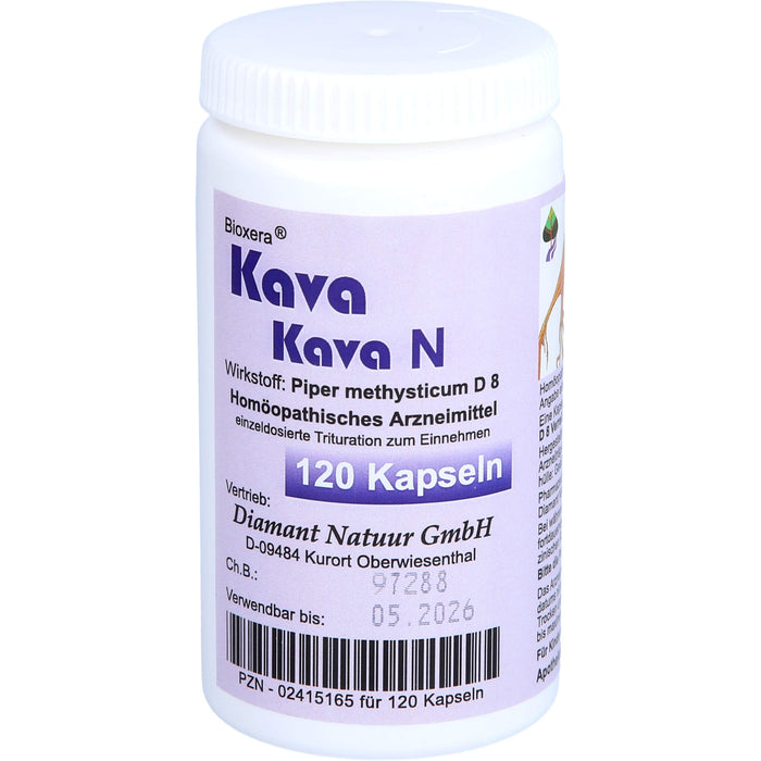 Bioxera Kava Kava N D8 Kapseln, 120 pcs. Capsules