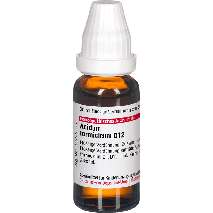 DHU Acidum formicicum D12 Dilution, 20 ml Solution