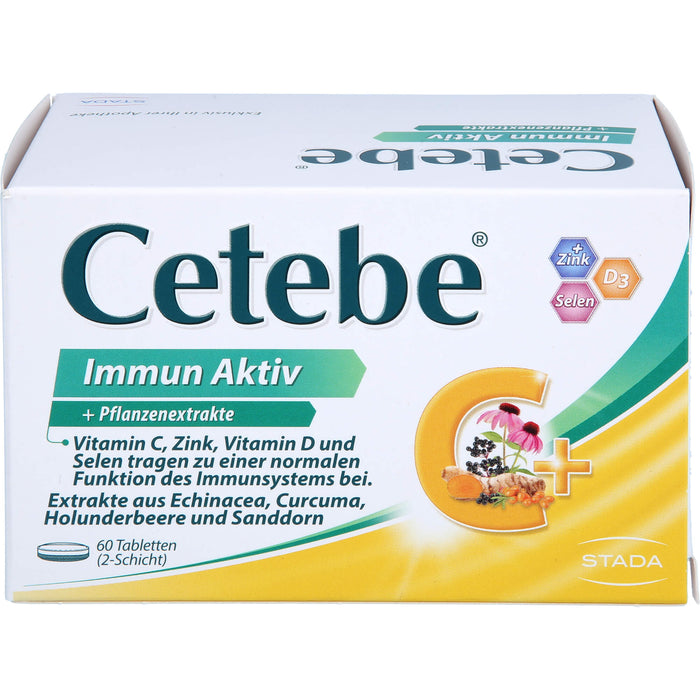 Cetebe Immun Aktiv Tabletten für eine normale Funktion des Immunsystems, 60 St. Tabletten