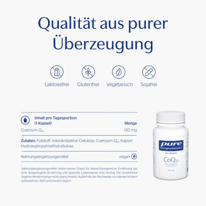 Pure Encapsulations CoQ10 120 mg Kapseln, 30 pcs. Capsules