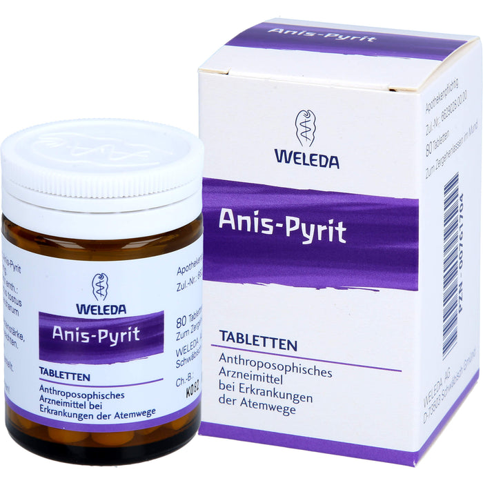 Anis pyrit Weleda Tbl., 80 pcs. Tablets