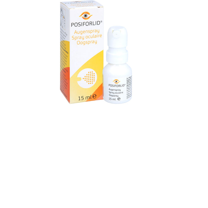 Posiforlid Augenspray zur Pflege gereizter Augenlider, 15 ml Solution