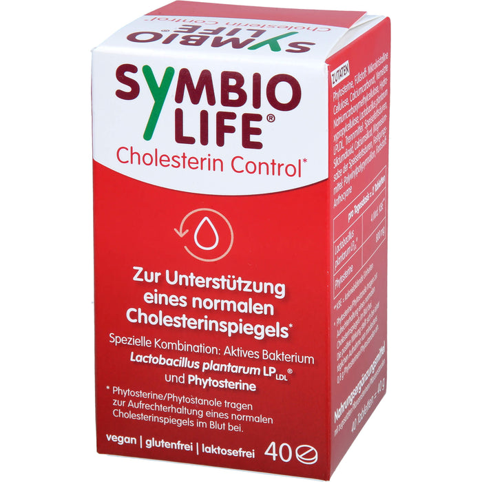SYMBIOLIFE Cholesterin Control mit Phytosterinen Tabletten, 40 g Tablettes