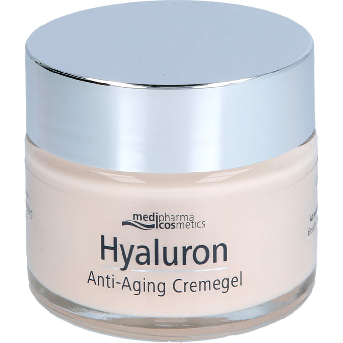 Medipharma Cosmetics Hyaluron Anti-Aging Cremegel wirkt aufpolsternd und reduziert Falten, 50 ml Gel