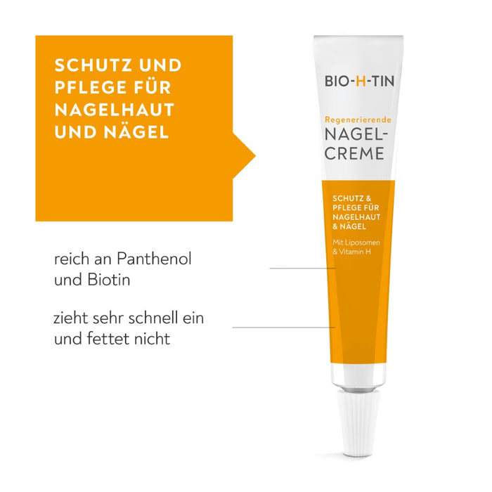 BIO-H-TIN Regenerierende Nagelcreme, 8 ml Cream
