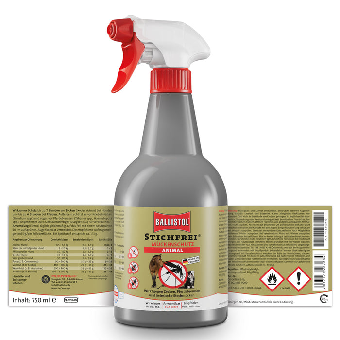 BALLISTOL Stichfrei Animal, 750 ml Spray