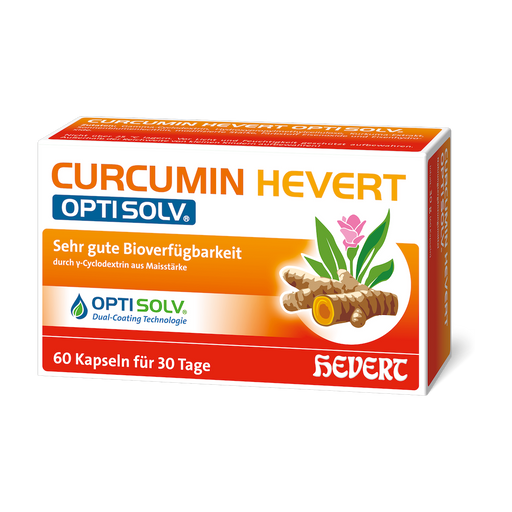 Curcumin Hevert OptiSolv Tabletten, 60 St. Tabletten