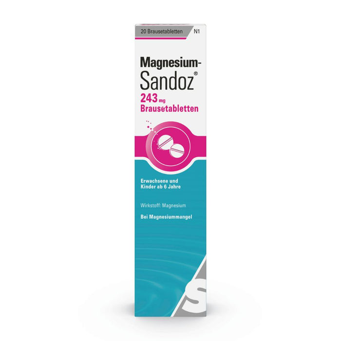 Magnesium-Sandoz 243 mg Brausetabletten, 20 St. Tabletten