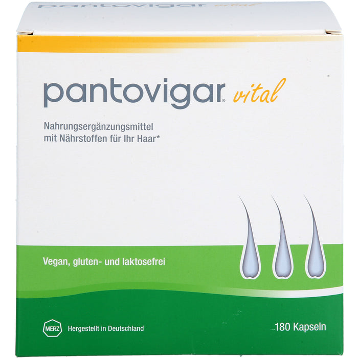 Pantovigar vital Kapseln für normales Haarwachstum, 180 St. Kapseln