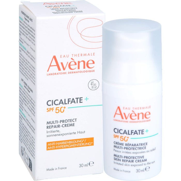 Avène Cicalfate Multi-Protect Repair-Creme SPF 50+ bei irritierter, sonnenexponierter Haut, 30 ml Cream