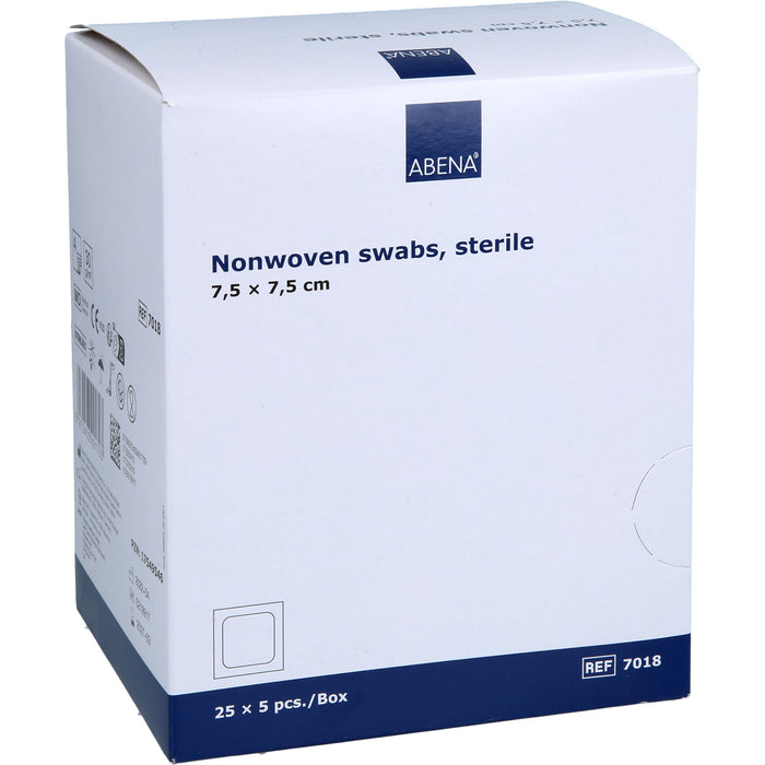 ABENA sterile Vlieskompressen 7,5 x 7,5 cm, 125 St. Kompressen