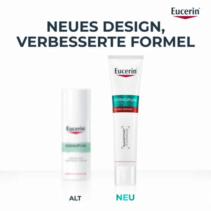 Eucerin Dermopure Hydra Repair Feuchtigkeitspflege für zu Akne neigende Haut, 40 ml Creme