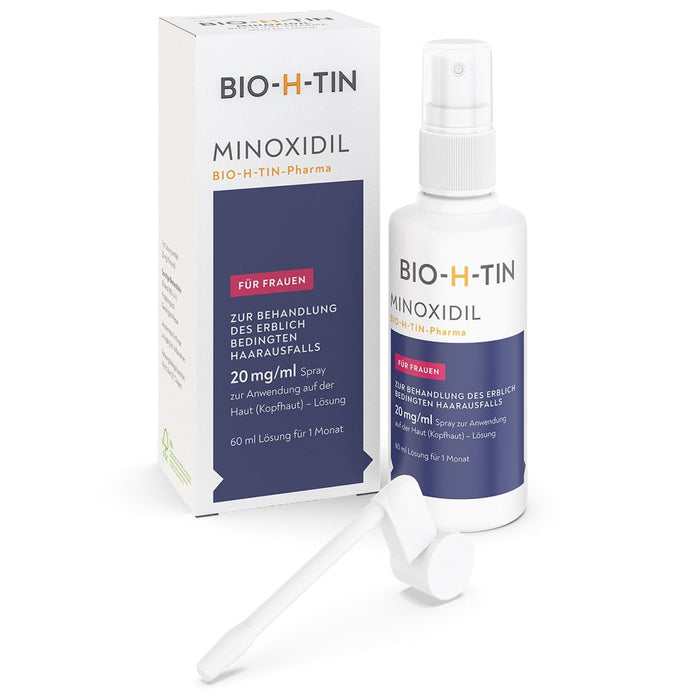 BIO-H-TIN Minoxidil Spray, 60 ml Lösung