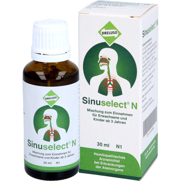 Sinuselect N Mischung bei Erkrankungen der Atemorgane, 30 ml Solution