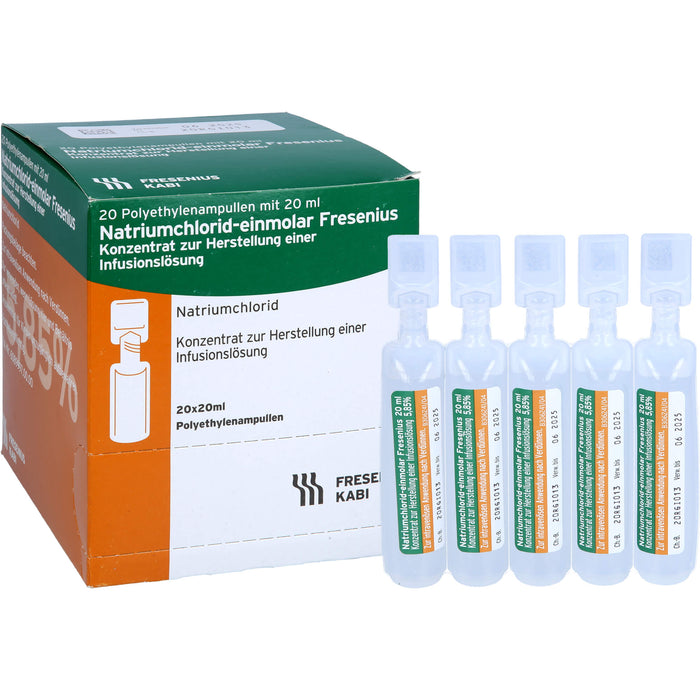 FRESENIUS KABI Natriumchlorid-einmolar Fresenius Konzentrat, 400 ml Lösung