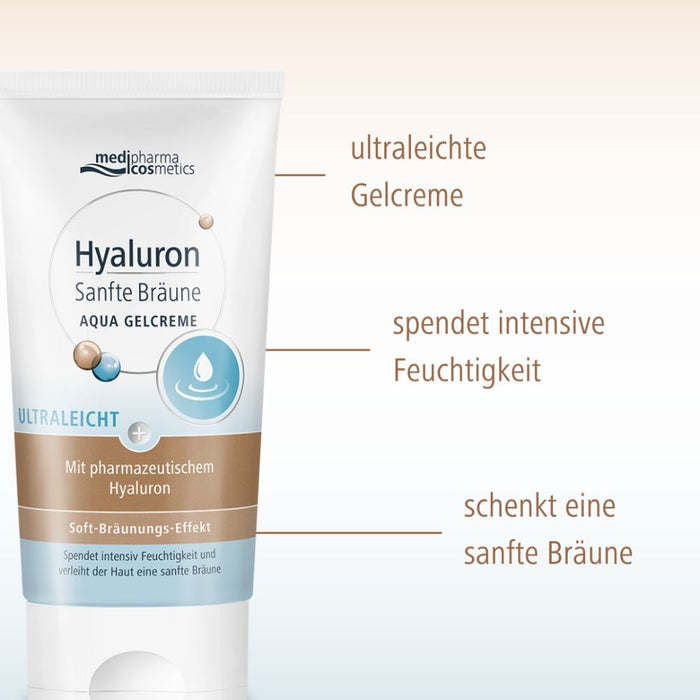 medipharma cosmetics Hyaluron Sanfte Bräune Aqua Gelcreme, 150 ml Crème
