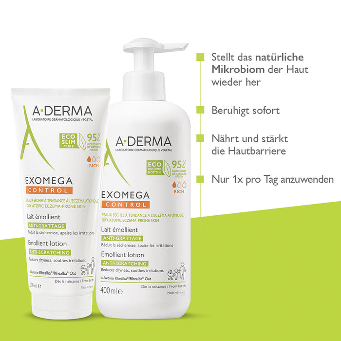 A-DERMA EXOMEGA CONTROL Creme rückfettend, 200 ml Crème