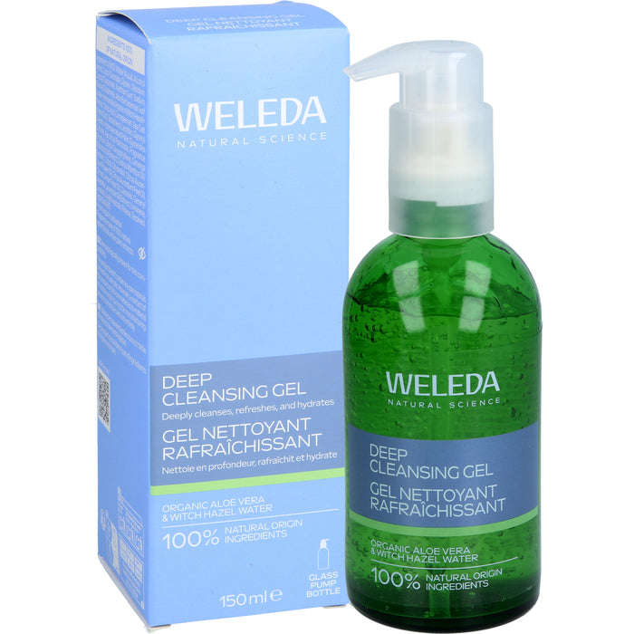 WELEDA Deep Cleansing Gel für normale bis Mischhaut, 150 ml Gel