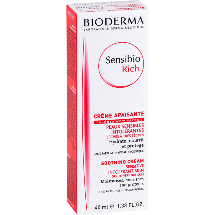 BIODERMA Sensibio Riche Creme, 40 ml Crème